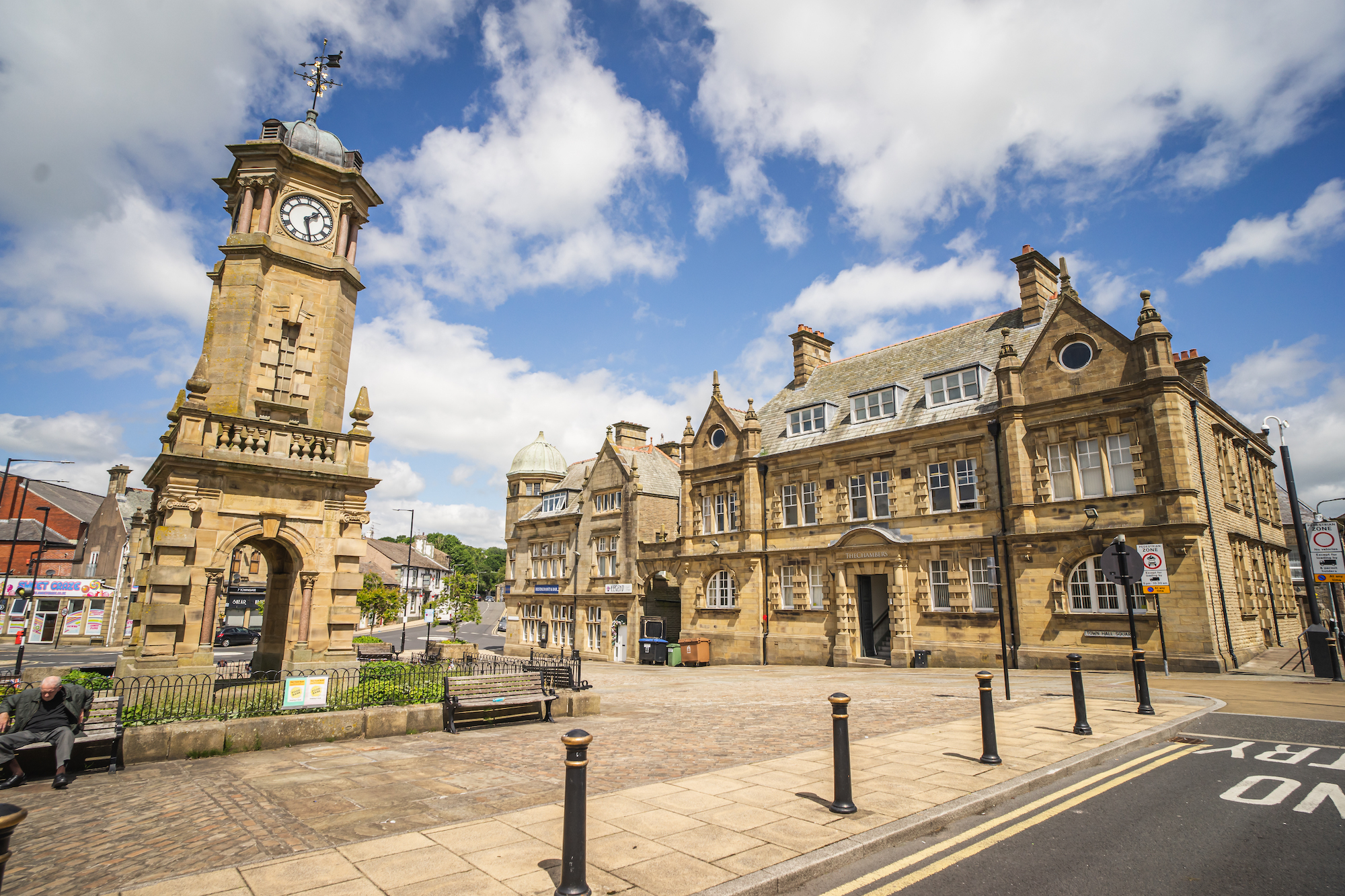 Great Harwood Town Gate clock tower