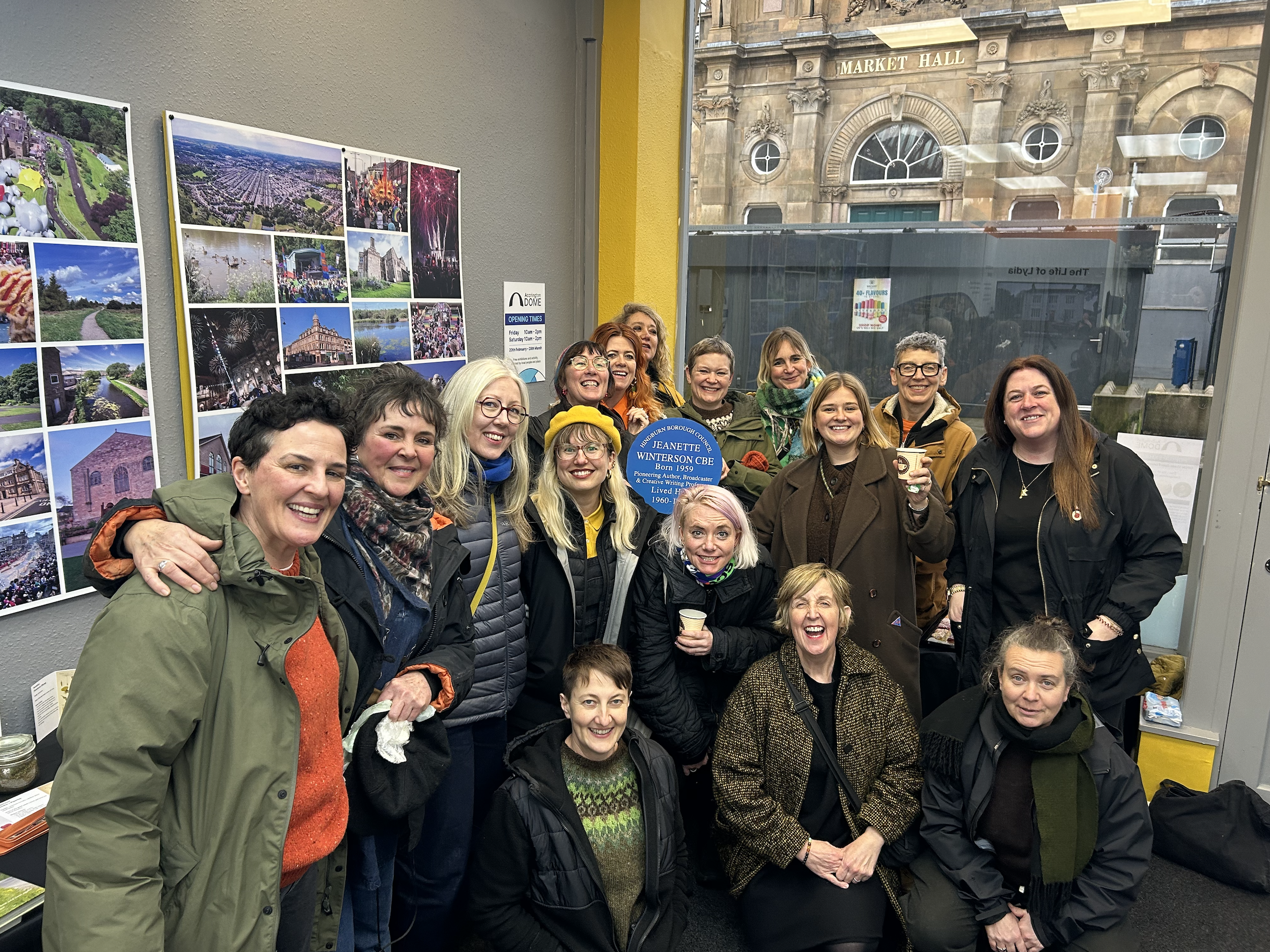 Group of people at Accrington DOME