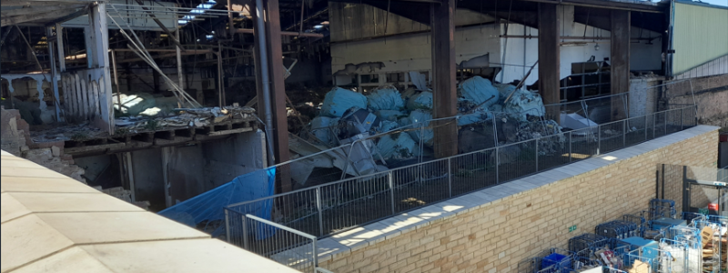 Derelict mill site